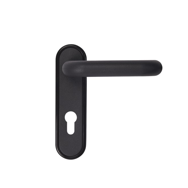 BLOC PORTE MÉTALLIQUE BÂTI D'ANGLE EXTÉRIEUR 1V NON FEU 1200 x 2140 RAL 1013 gallery image